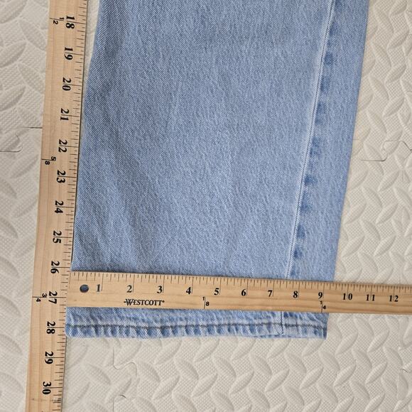 Rolla's Jeans Womens 27 Heide High Rise Loose Straight Light Wash Organic Cotton - Picture 11 of 12